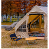 Надувная бревенчатая бревенчатая палатка на открытом воздухе, походная палатка