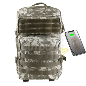  Военный тактический рюкзак Molle с беспроводной зарядкой для охоты на открытом воздухе, кемпинга, пешего туризма MDSHB-8