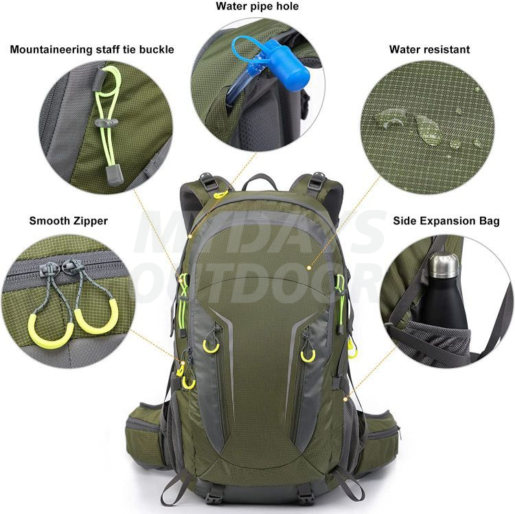  Рюкзак для путешествий на открытом воздухе Походный рюкзак Легкие рюкзаки для кемпинга с дождевиком MDSCA-3