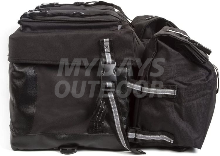 Багажник для квадроцикла Сумка для багажа на заднюю стойку с верхним креплением для банджи-банджи Мягкое дно с несколькими отделениями MDSOB-2