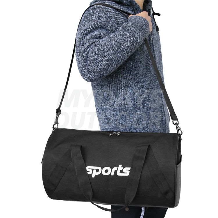 Спортивная сумка с цилиндрическим логотипом большой емкости с отделением для обуви MDSCU-3