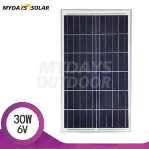 Напольная портативная перезаряжаемая 30 Вт высокоэффективная поликристаллическая панель солнечных батарей Pv MDSP-5