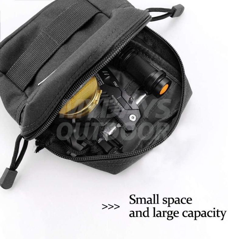 Тактические сумки Molle 2 Pack Тактическая поясная сумка Водонепроницаемые маленькие сумки с D-образными крючками MDSHA-3