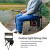 Складной стул для рыбалки со спинкой МДСОБ-15