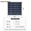 Кемпинг Водонепроницаемая сверхлегкая аварийная монокристаллическая фотоэлектрическая мощность 26 Вт Портативная солнечная панель MDSP-1