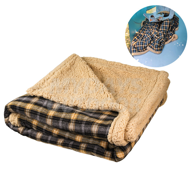 Водонепроницаемое теплое большое походное одеяло с подкладкой из шерпы MDSCL-15