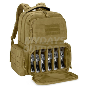 Рюкзак для тактического пистолета вмещает до 6 пистолетов, Рюкзак для стрельбы МДШР-7