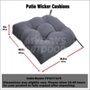 Наборы подушек для мебели для патио Тафтинговые плетеные диванные подушки MDSGE-10